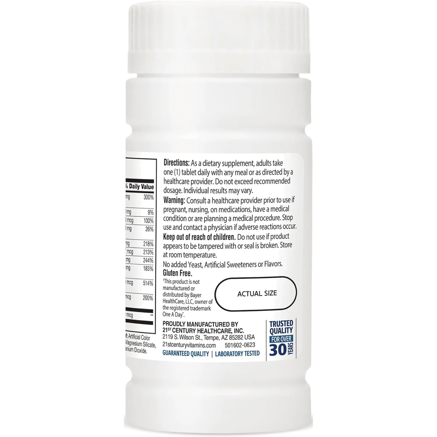 One Daily Men's 50+ Multivitamin/Multimineral - Image 3
