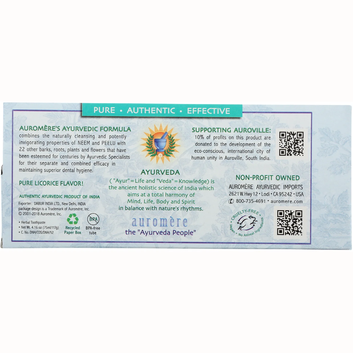 Ayurvedic Herbal Toothpaste Mint-Free - Image 4