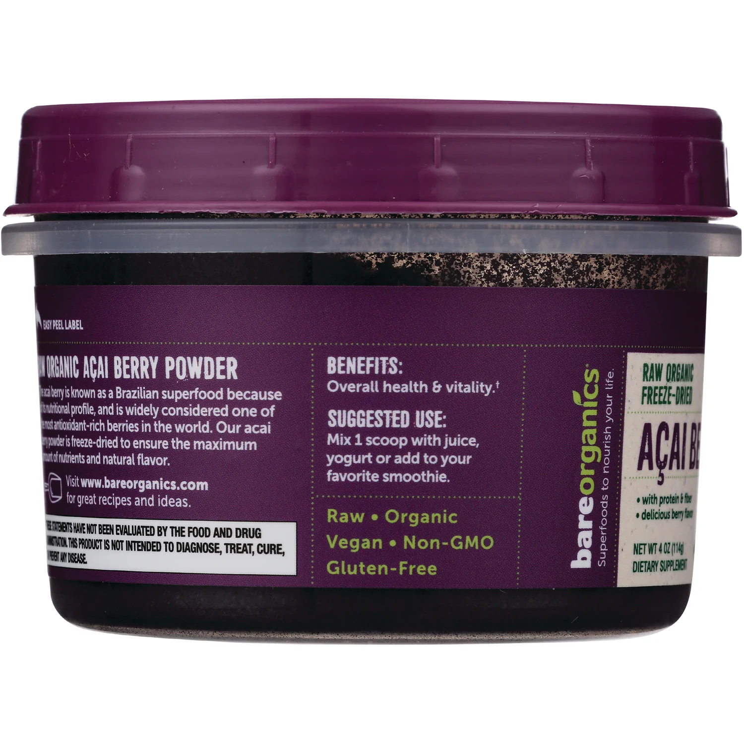 Freeze-Dried Organic Acai Berry Powder - Image 4