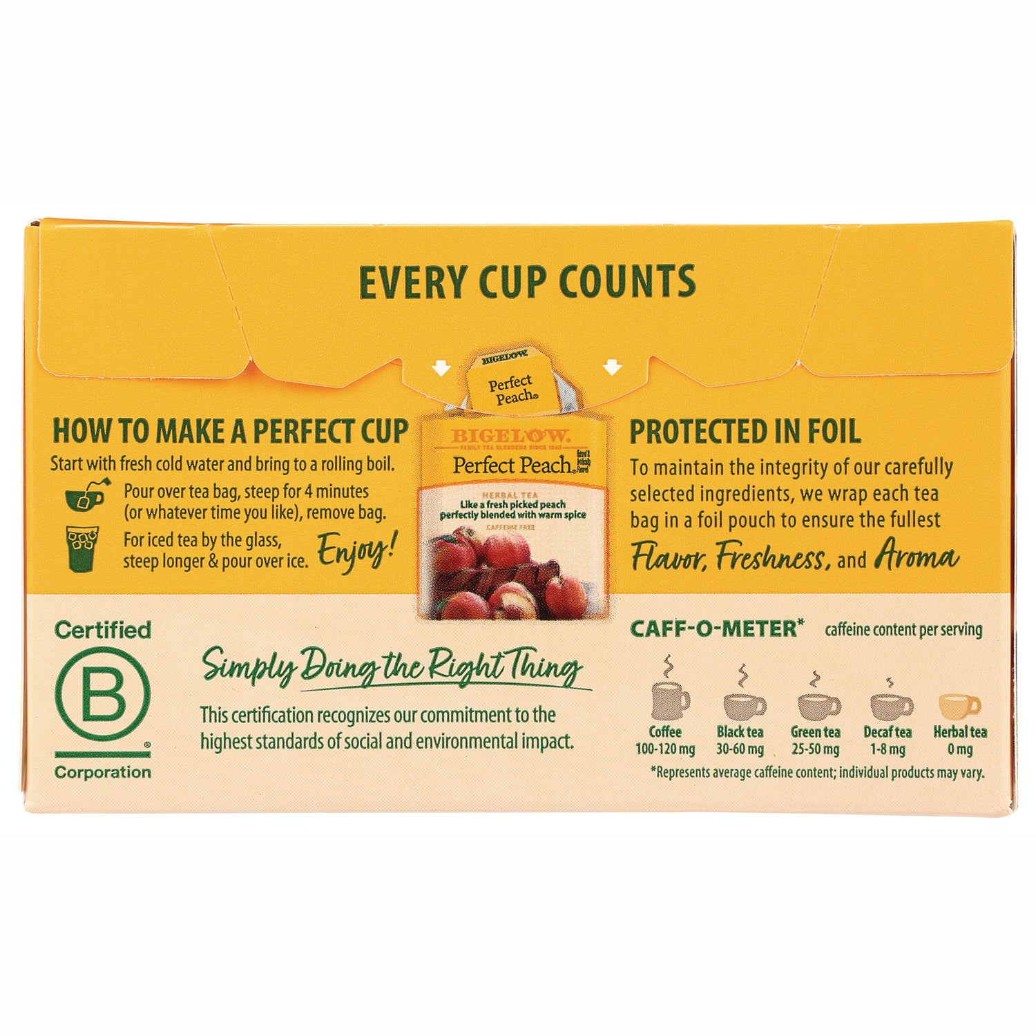 Perfect Peach Herbal Tea - Caffeine Free - Image 4