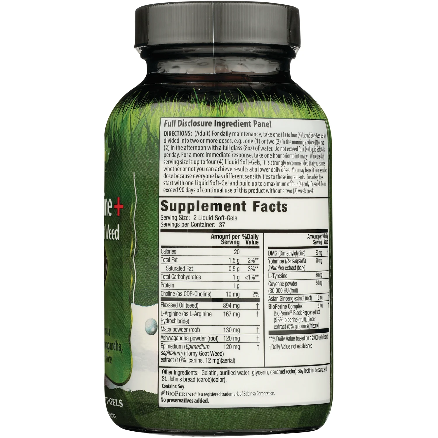 L-Arginine + Horny Goat Weed - Image 2
