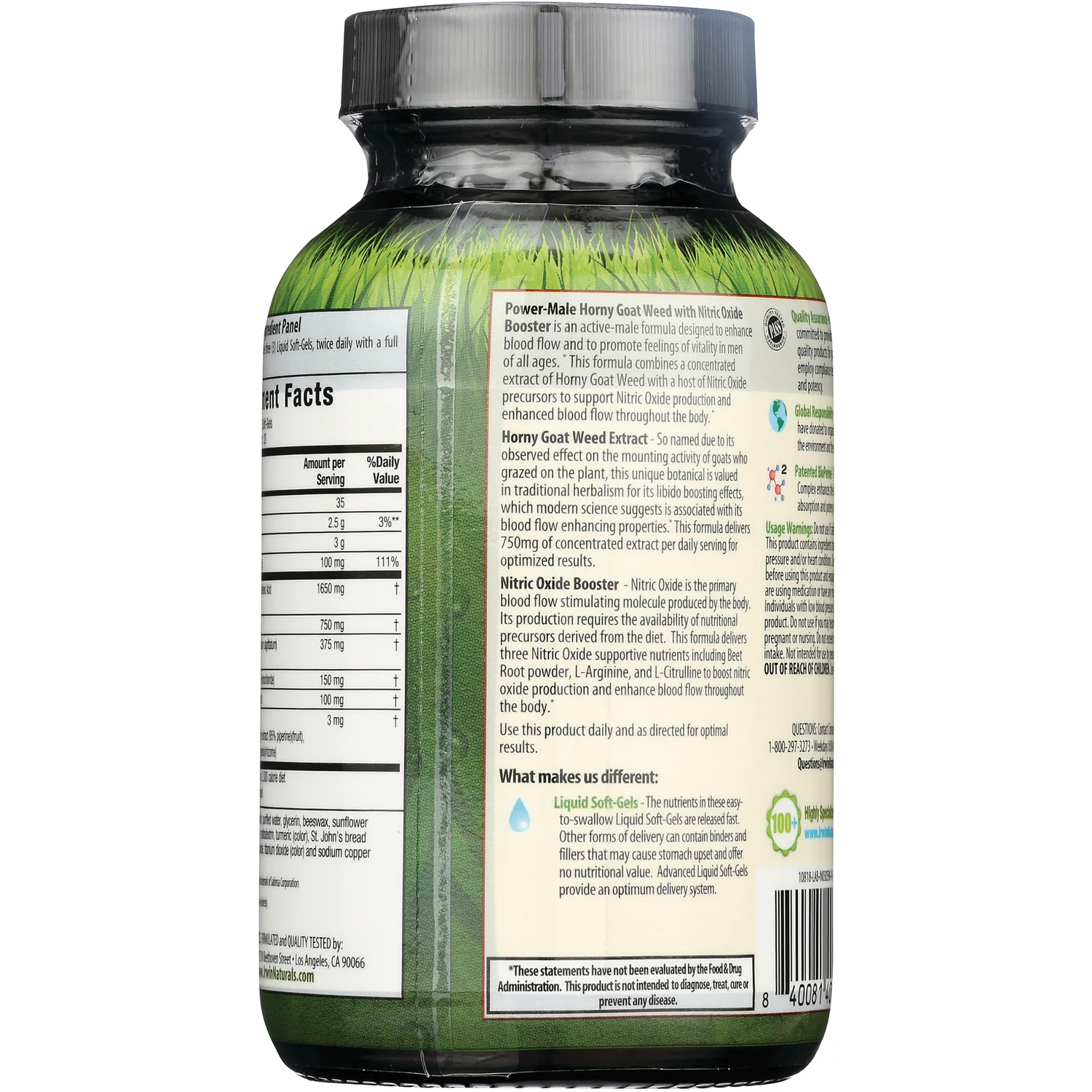 Power-Male Horny Goat Weed with Nitric Oxide Booster - Image 3