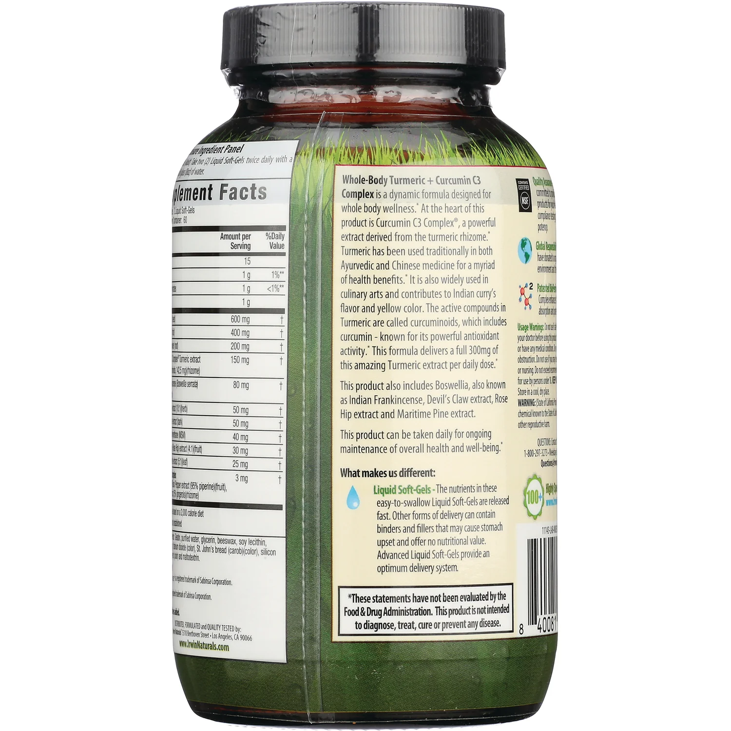 Whole-Body Turmeric+ Curcumin C3 Complex - Image 3