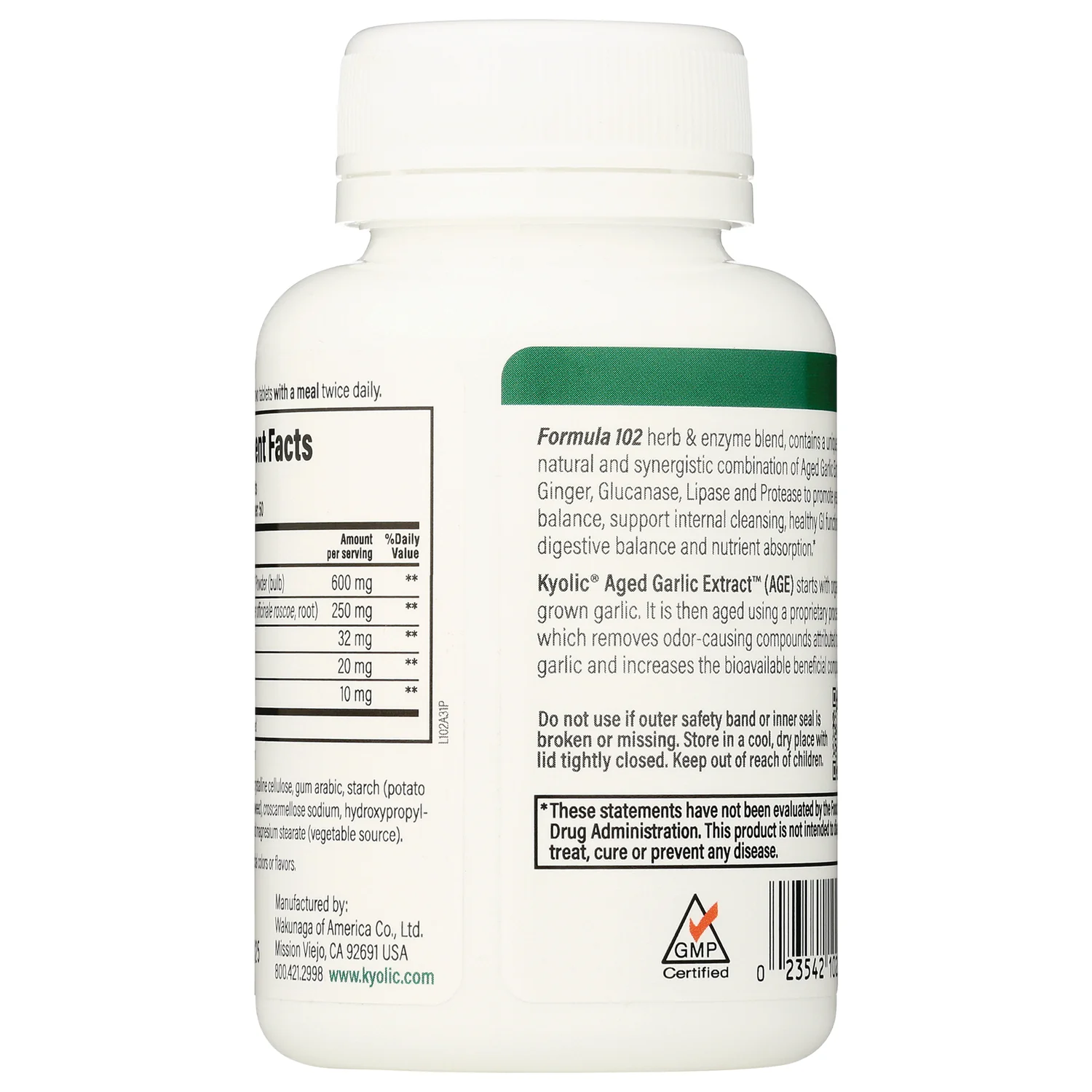 #102 Aged Garlic Extract Cleanse & Digestion - Image 3
