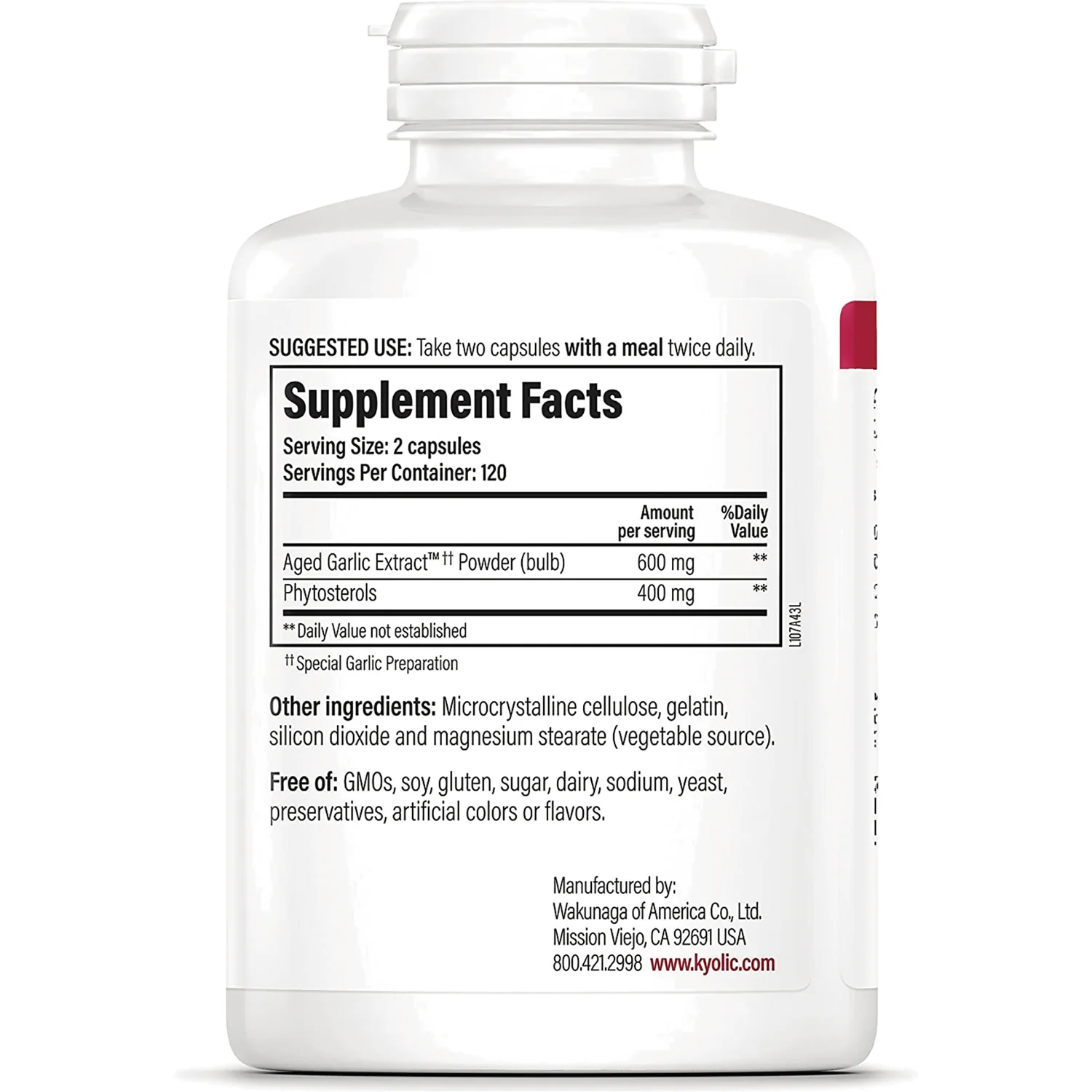 Phytosterols Cholesterol Support Formula 107 - Image 2
