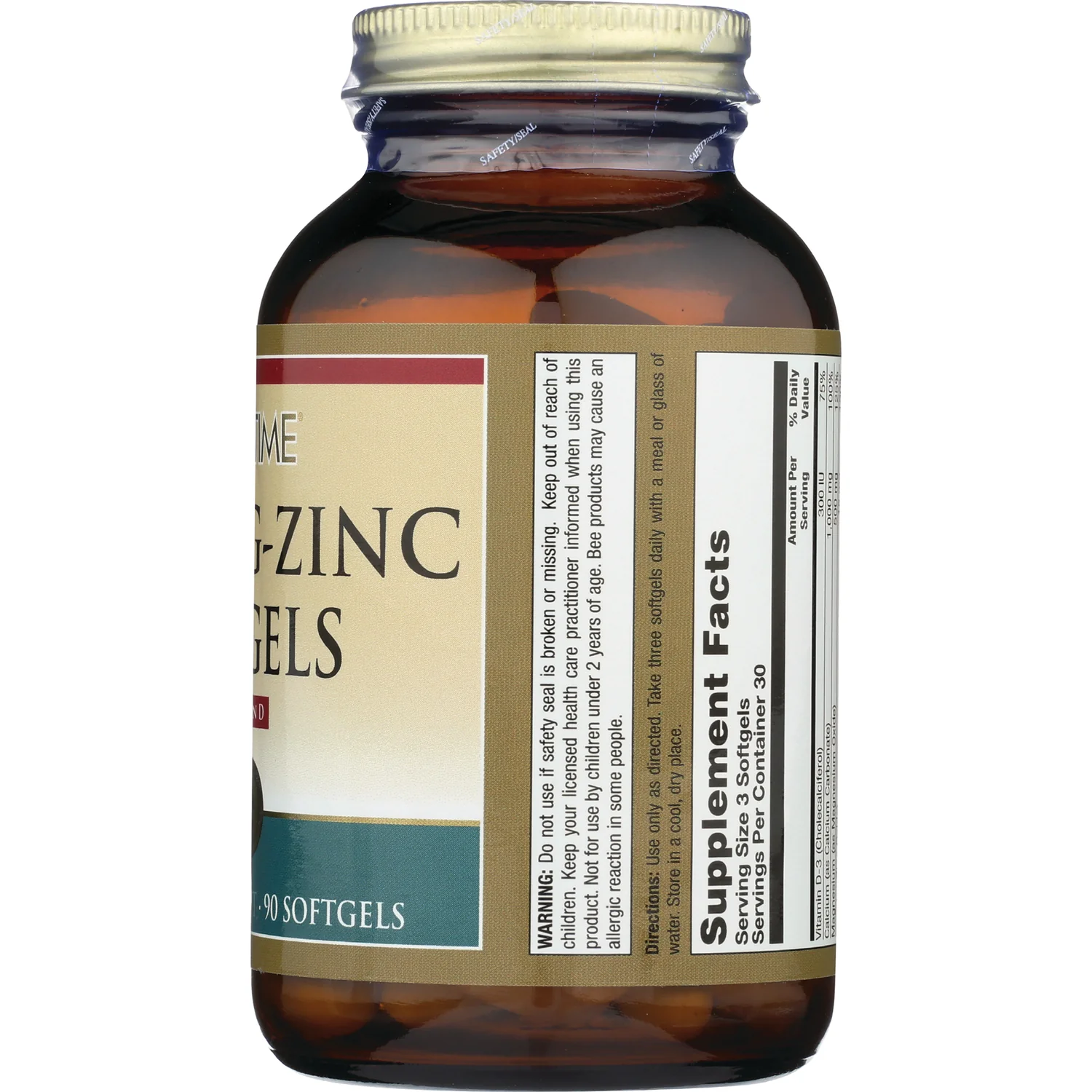 Cal-Mag-Zinc Softgels with Vitamin D - Image 2