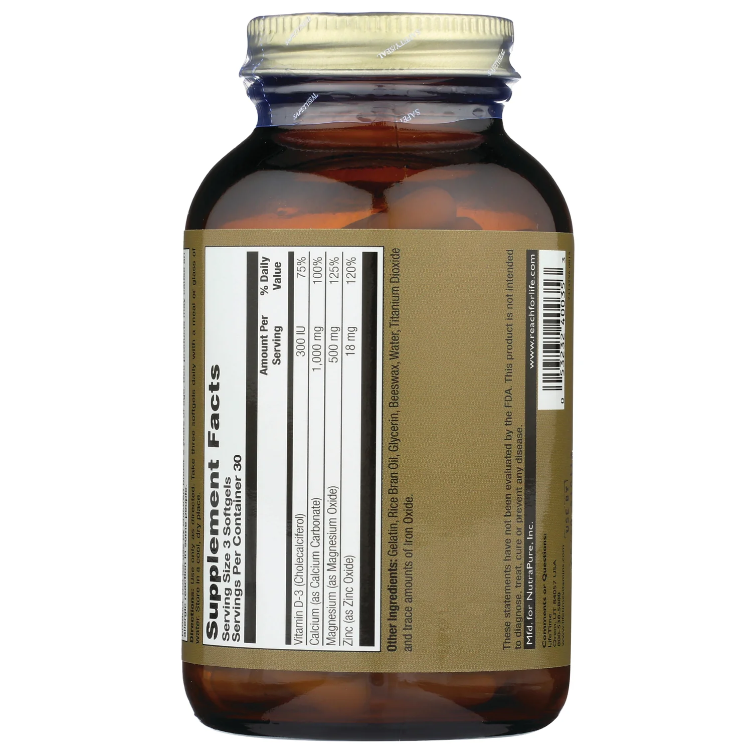 Cal-Mag-Zinc Softgels with Vitamin D - Image 3
