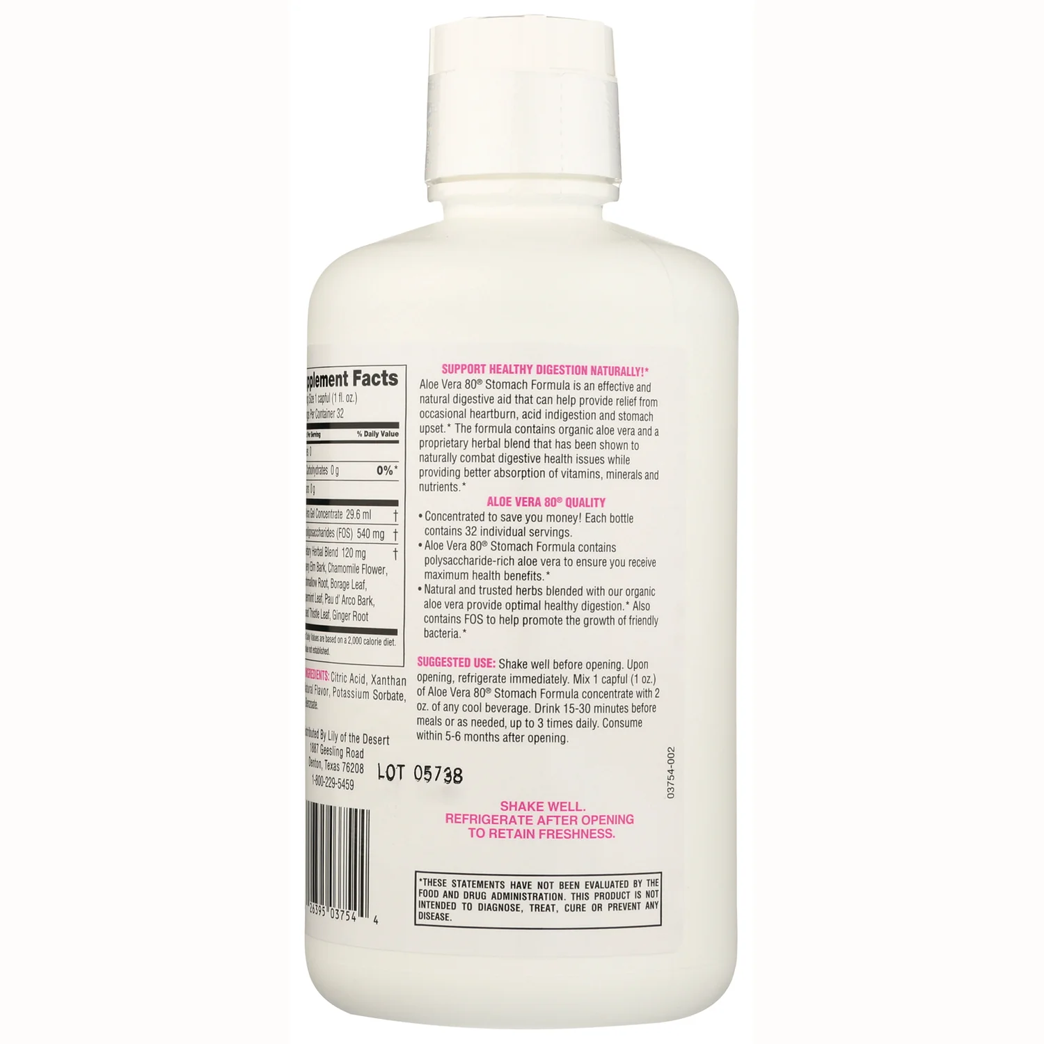 Aloe Vera 80 Stomach Formula - Image 3