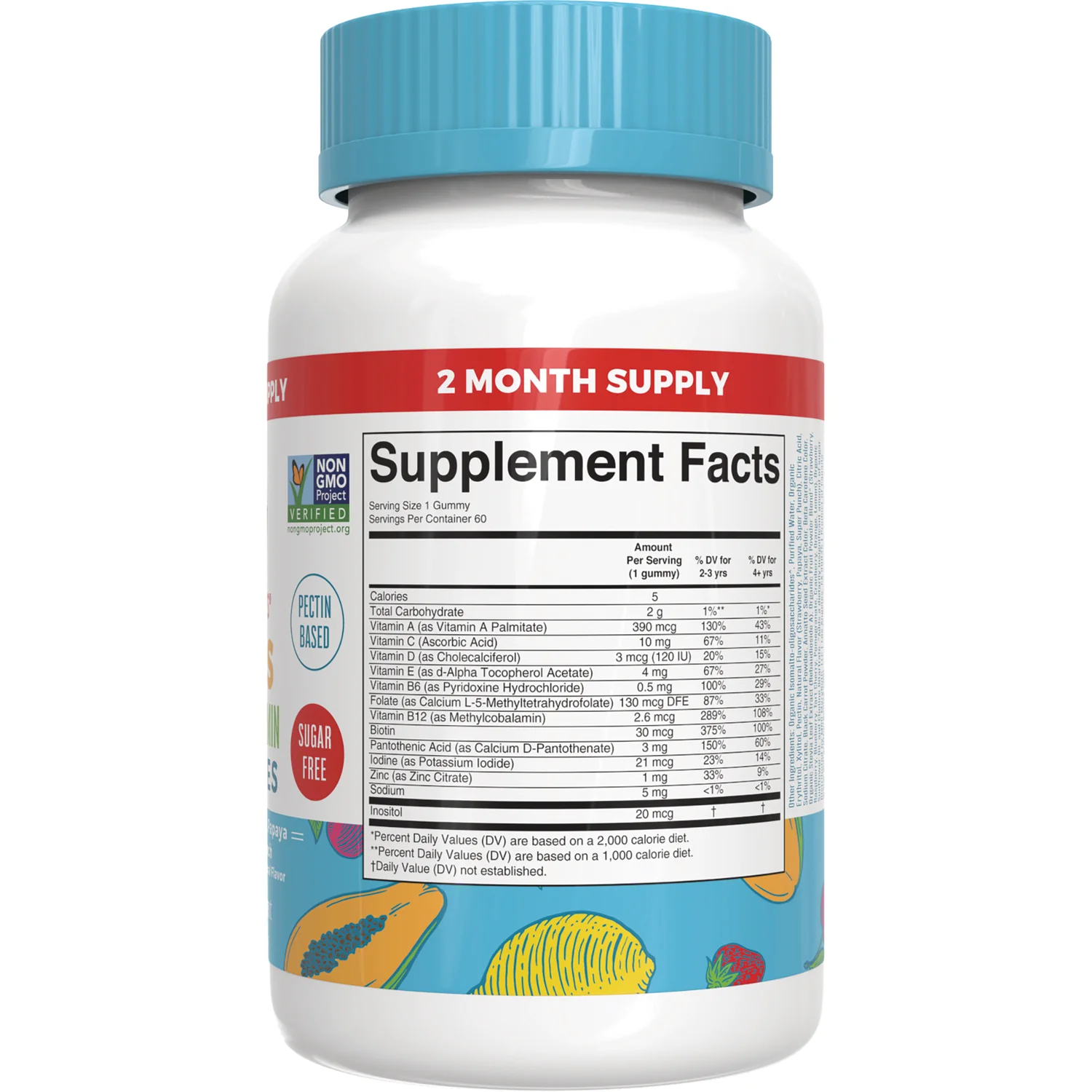 Kids Multivitamin Gummies - Strawberry Papaya & Super Punch - Image 2