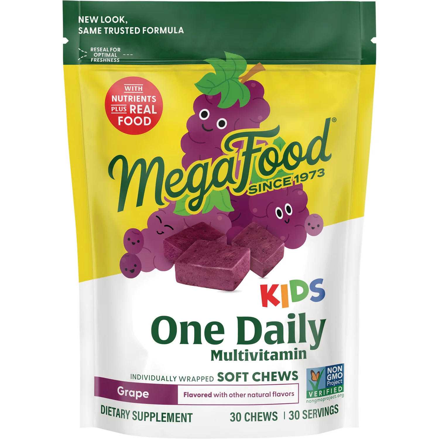 Kids One Daily Multivitamin Soft Chews - Grape