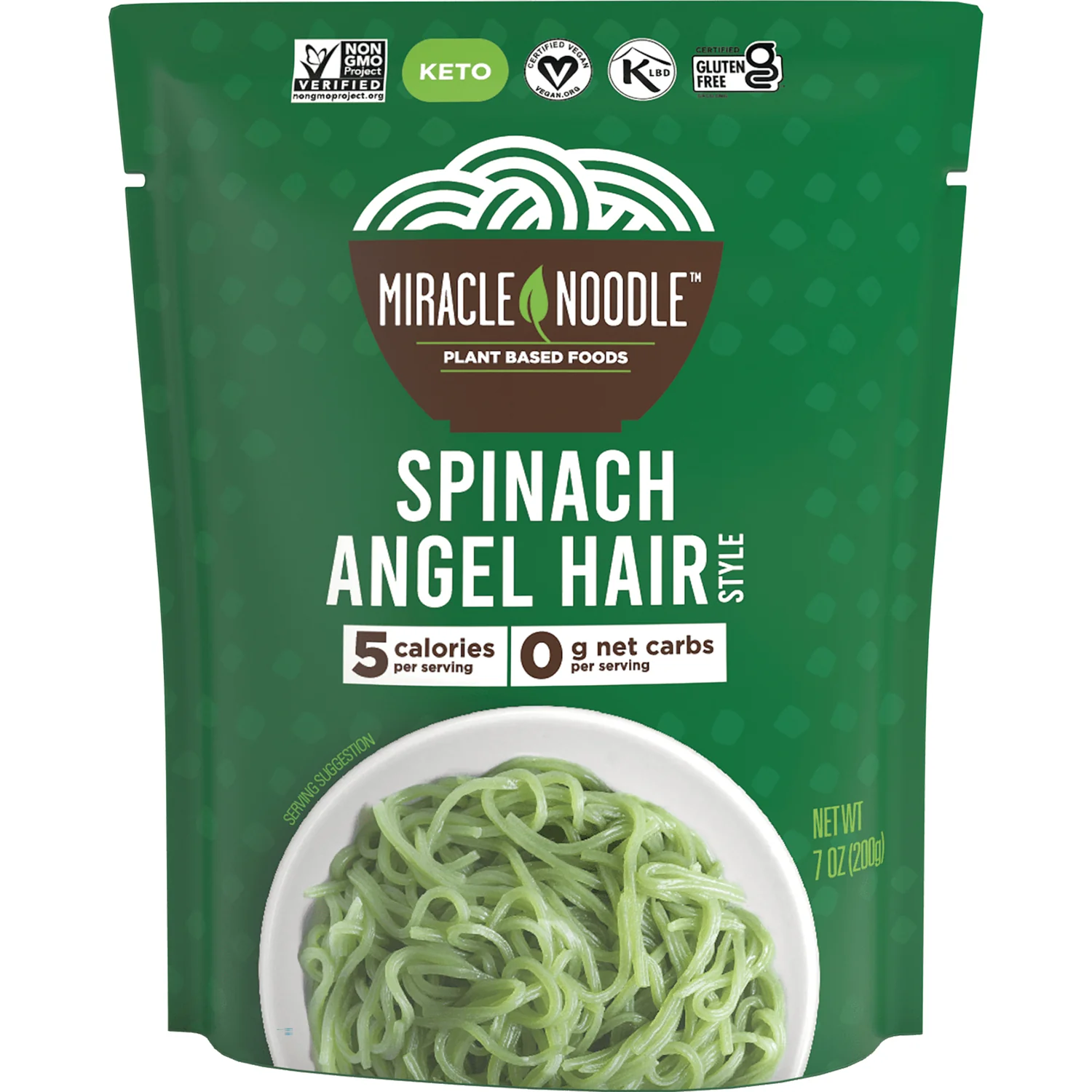 Spinach Angel Hair Style