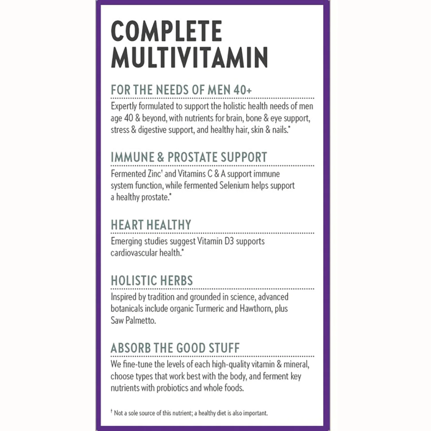 One Daily Every Man's Multivitamin 40+ - Image 4