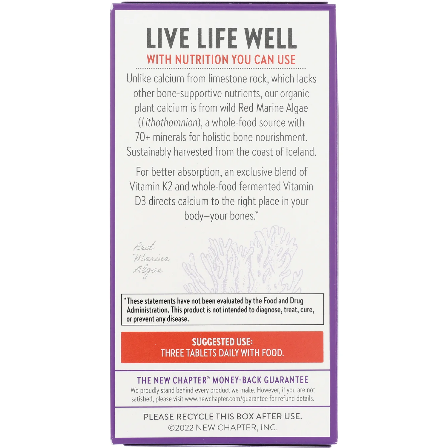 Plant Calcium Bone Strength Take Care - Slim Tablets - Image 3