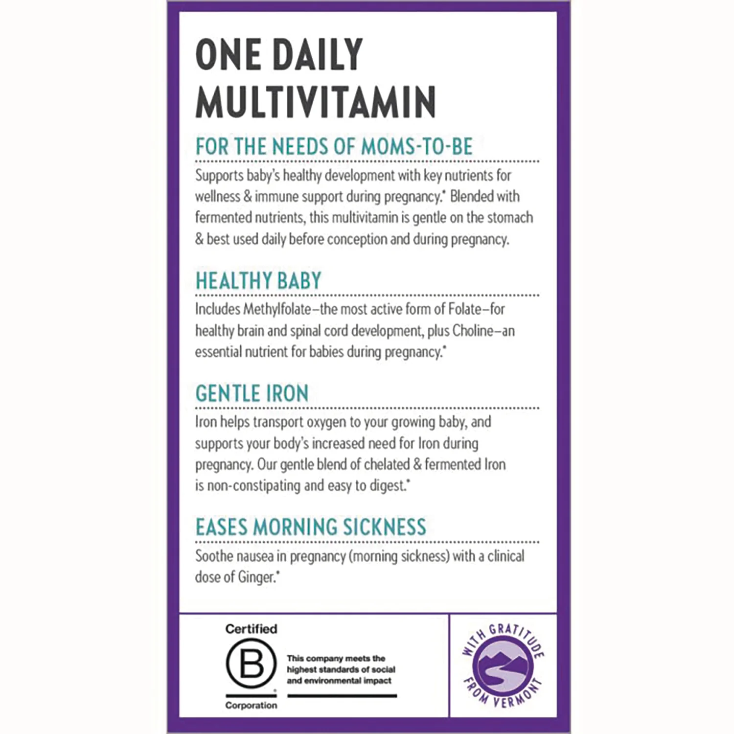 One Daily Prenatal Multivitamin - Image 4