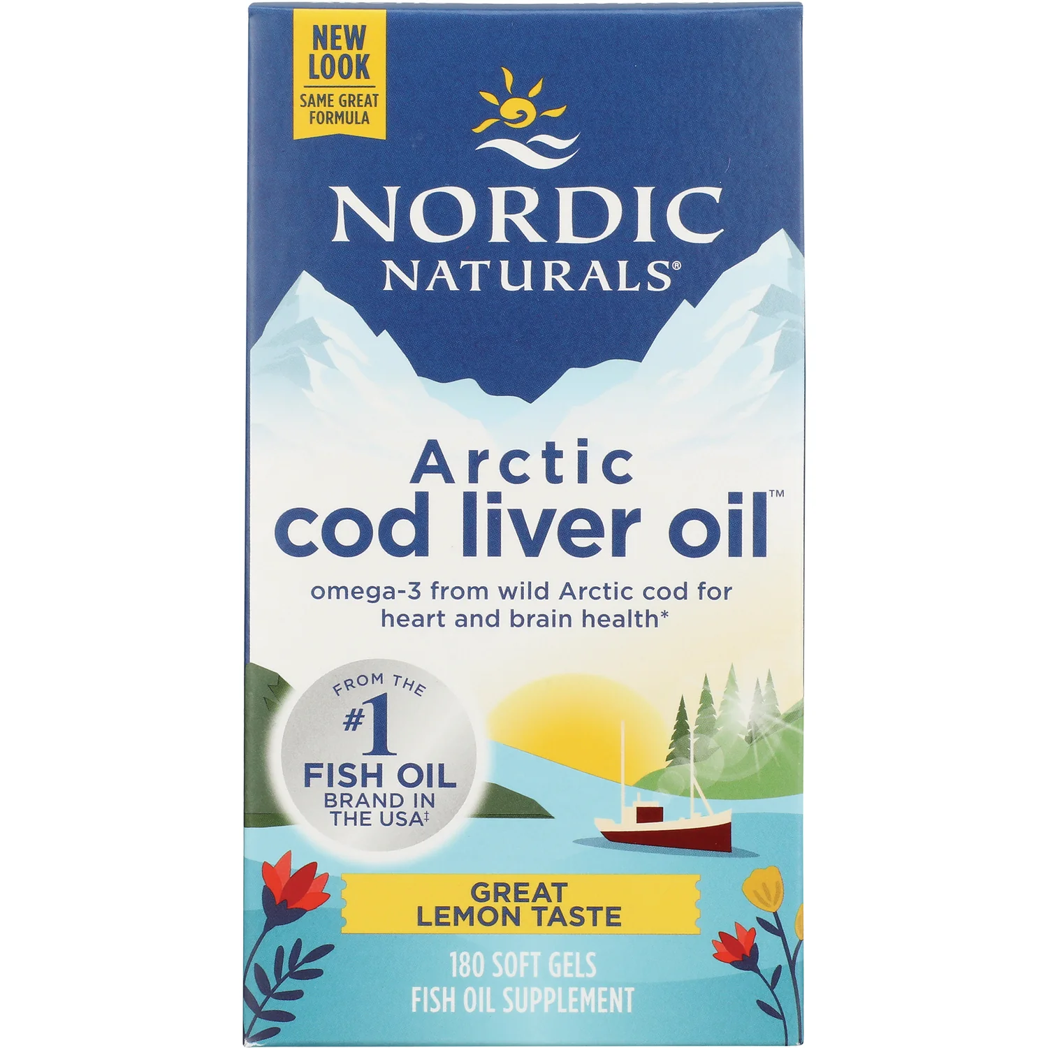 Arctic Cod Liver Oil - Lemon - Image 2