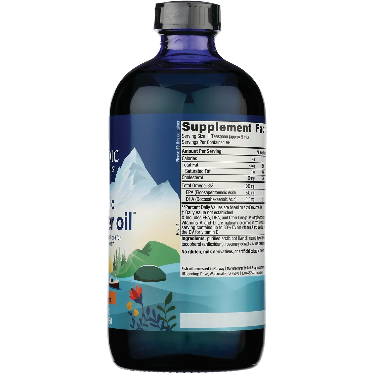Arctic Cod Liver Oil - Orange - Image 2