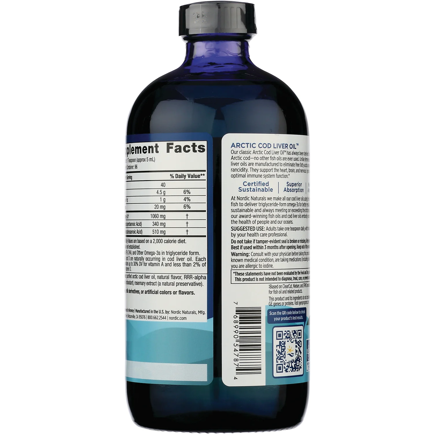 Arctic Cod Liver Oil - Orange - Image 3