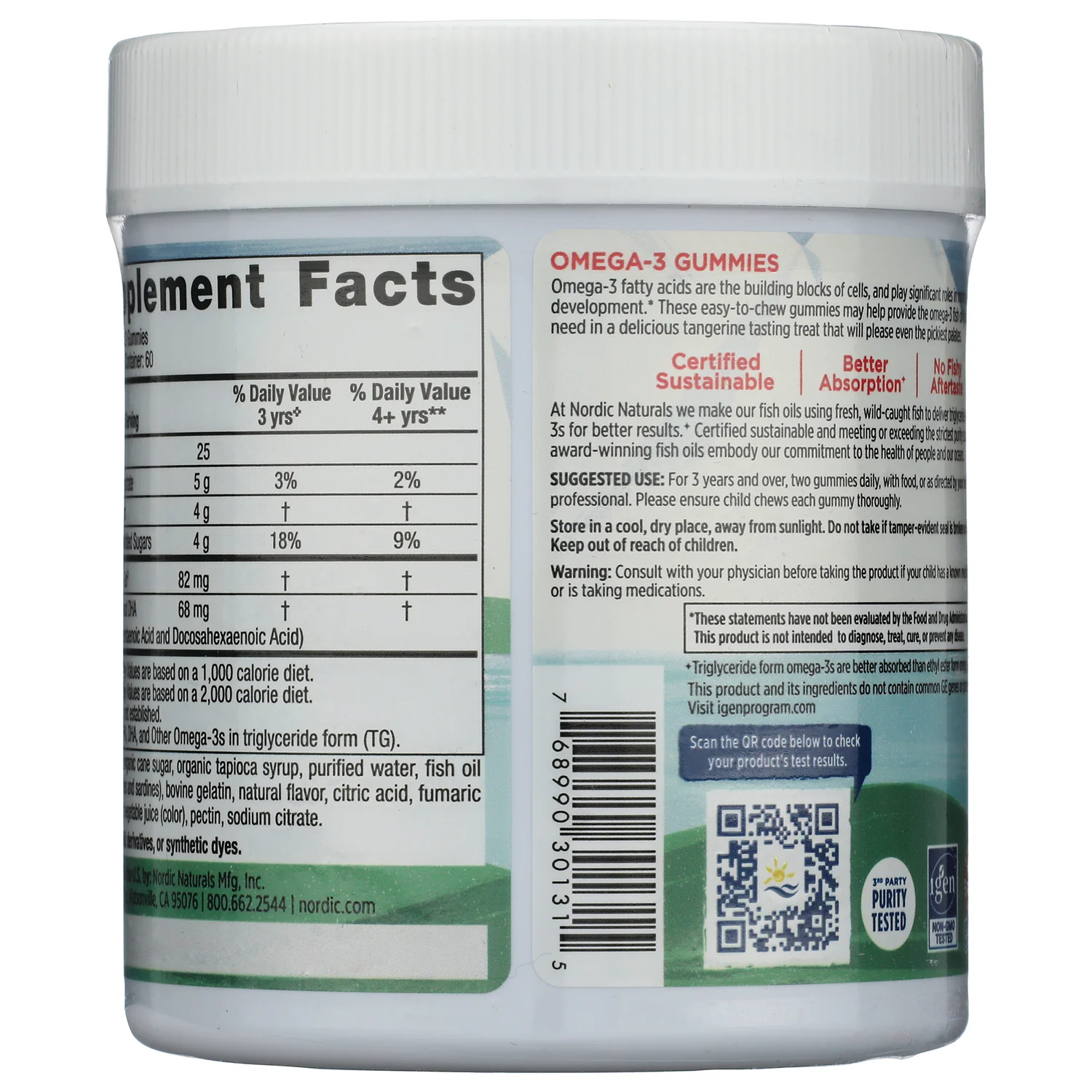 Kids Omega-3 Gummies - Tangerine - Image 3