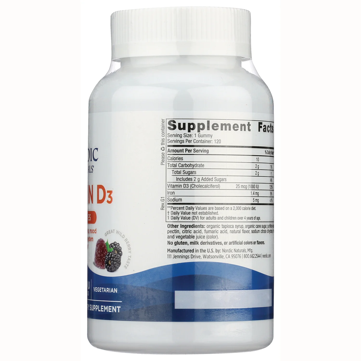 Vitamin D3 Gummies - Wild Berry - Image 2