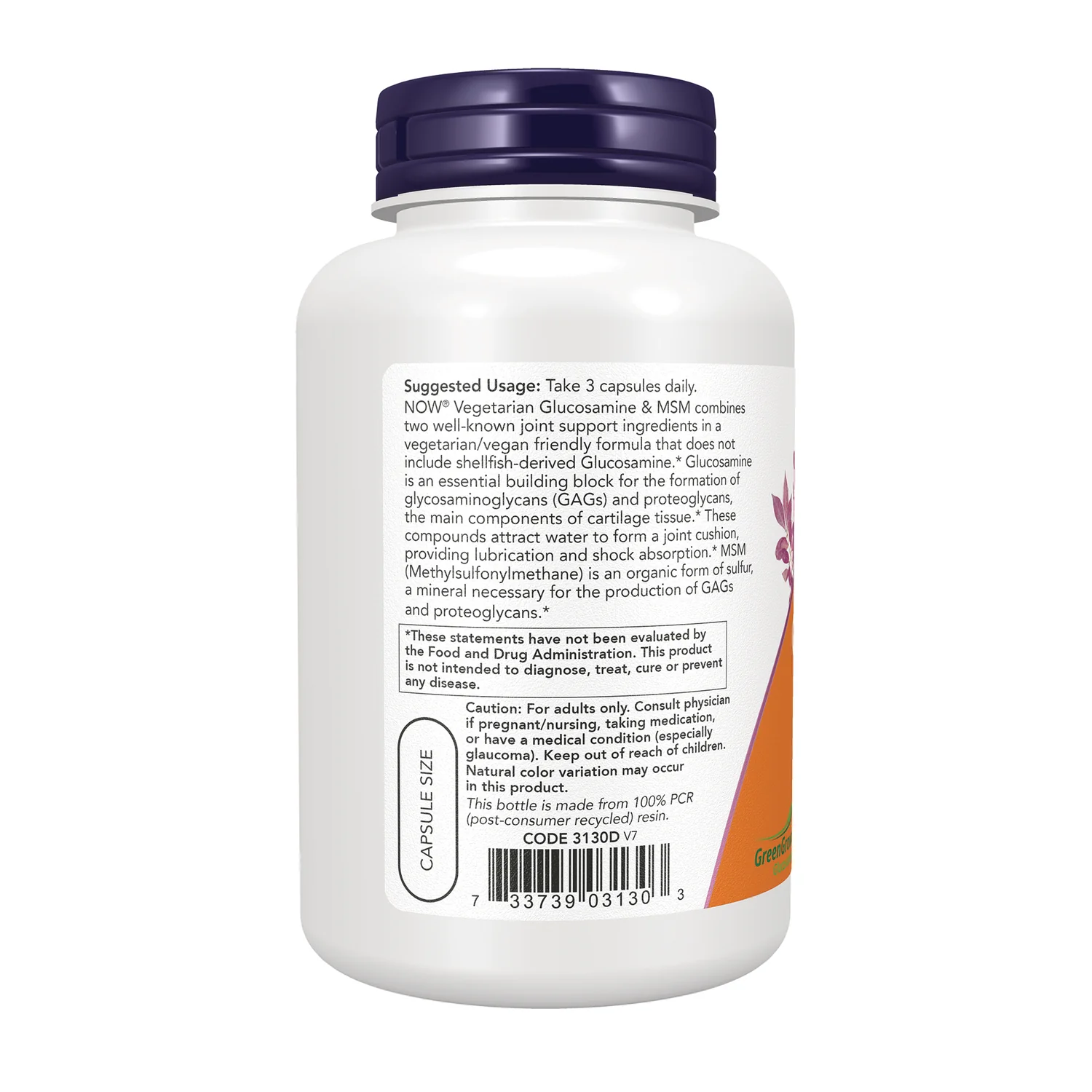 Vegetarian Glucosamine & MSM - Image 3