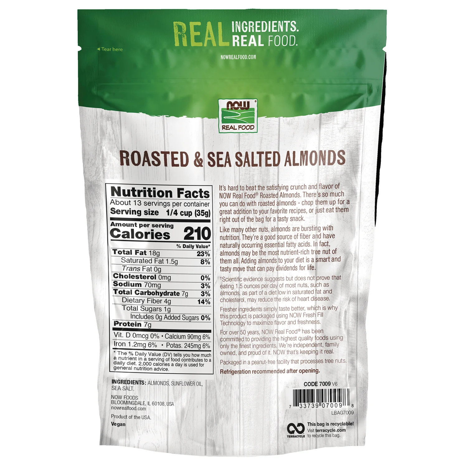Roasted & Sea Salted Almonds - Image 2