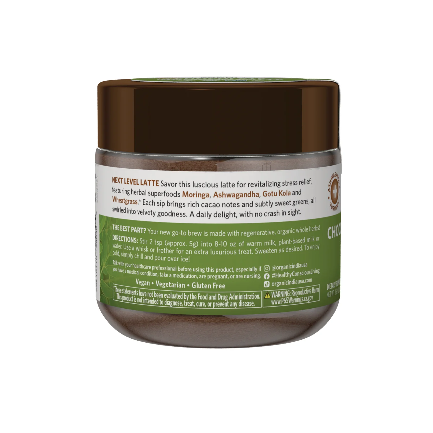 Chocolate Moringa Latte Superfood Mix - Image 3