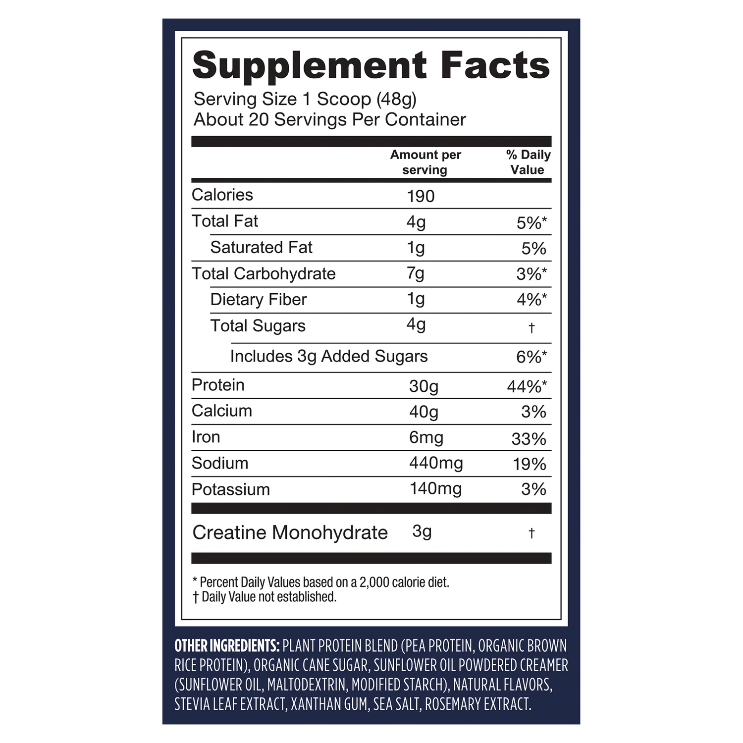 Protein + Creatine - Creamy Vanilla - Image 2